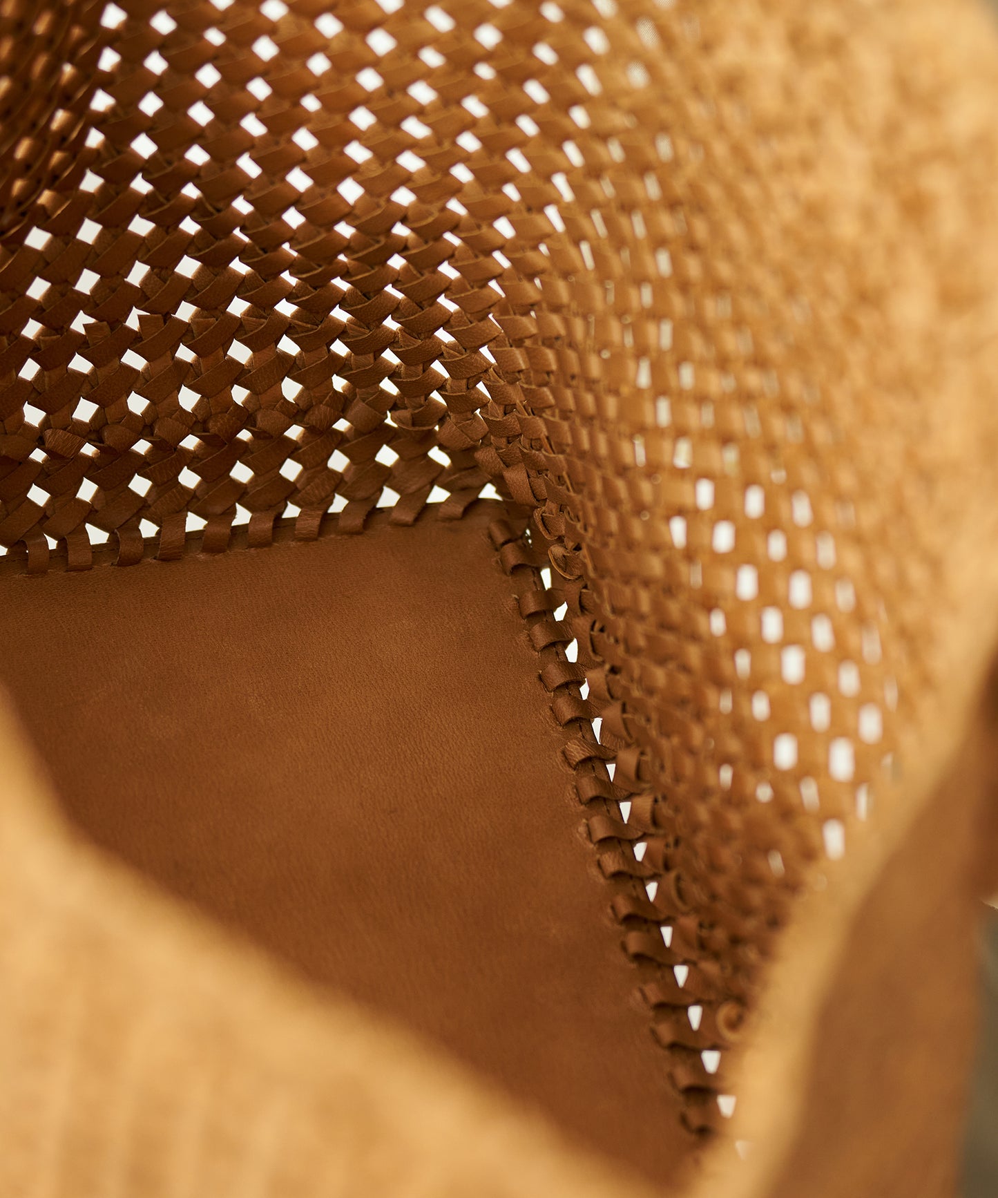 #16/ Book carry (camel) / goatskin "GOAT MESH"