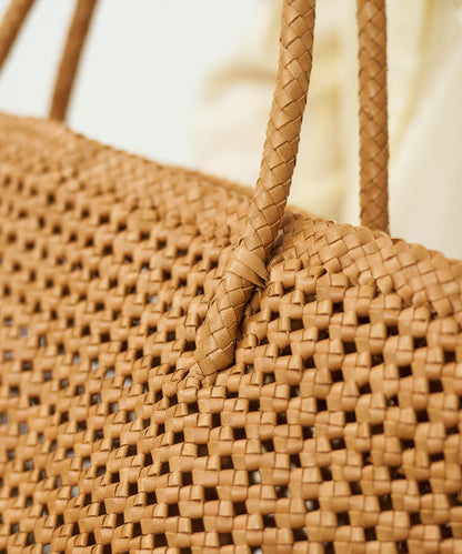 #16/ Book carry (camel) / goatskin "GOAT MESH"