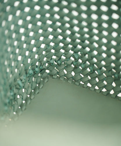 #16/ Book carry (sage green) / goatskin "GOAT MESH"