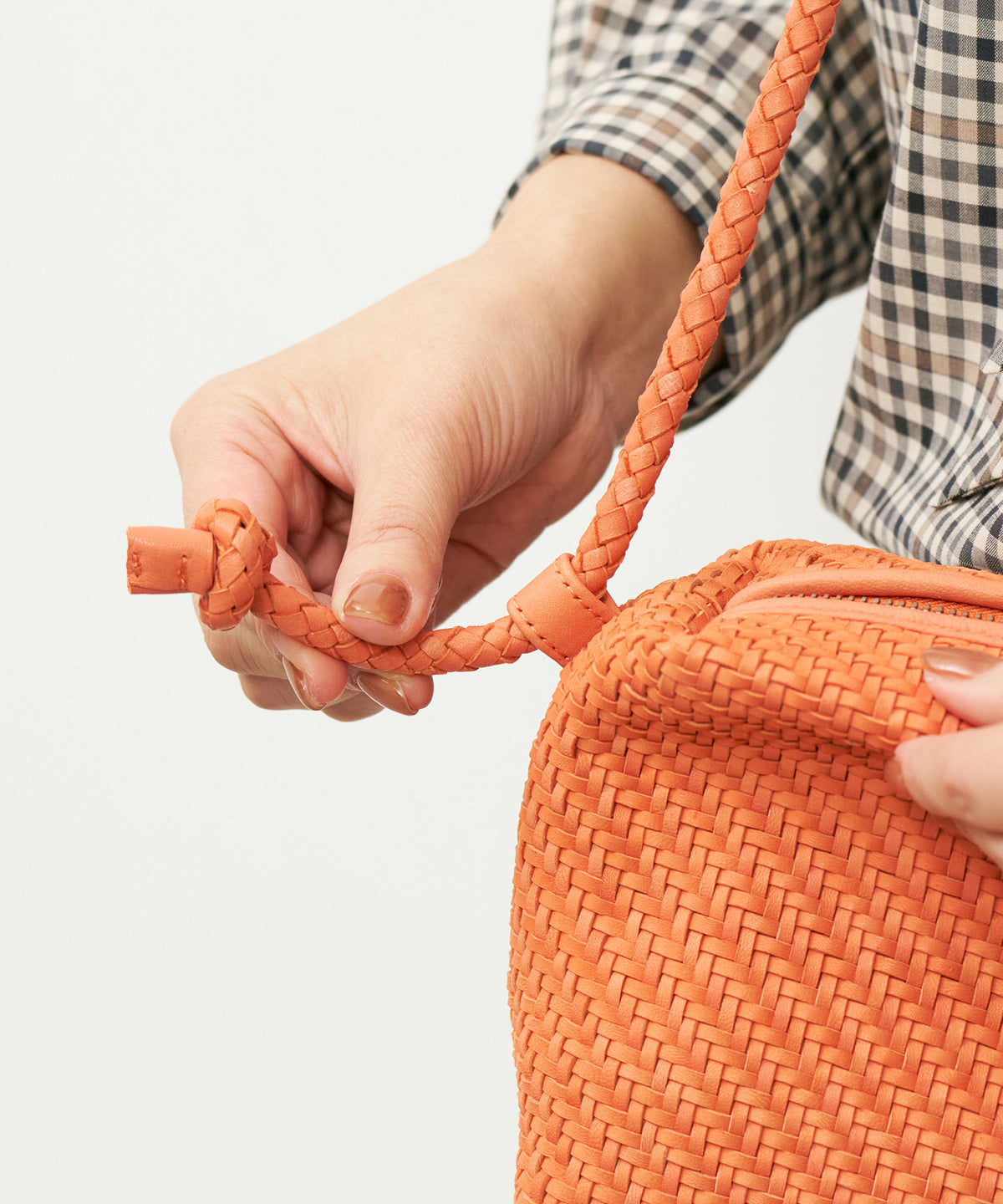 Barrel Shoulder S - orange / sheepskin Sheep mesh