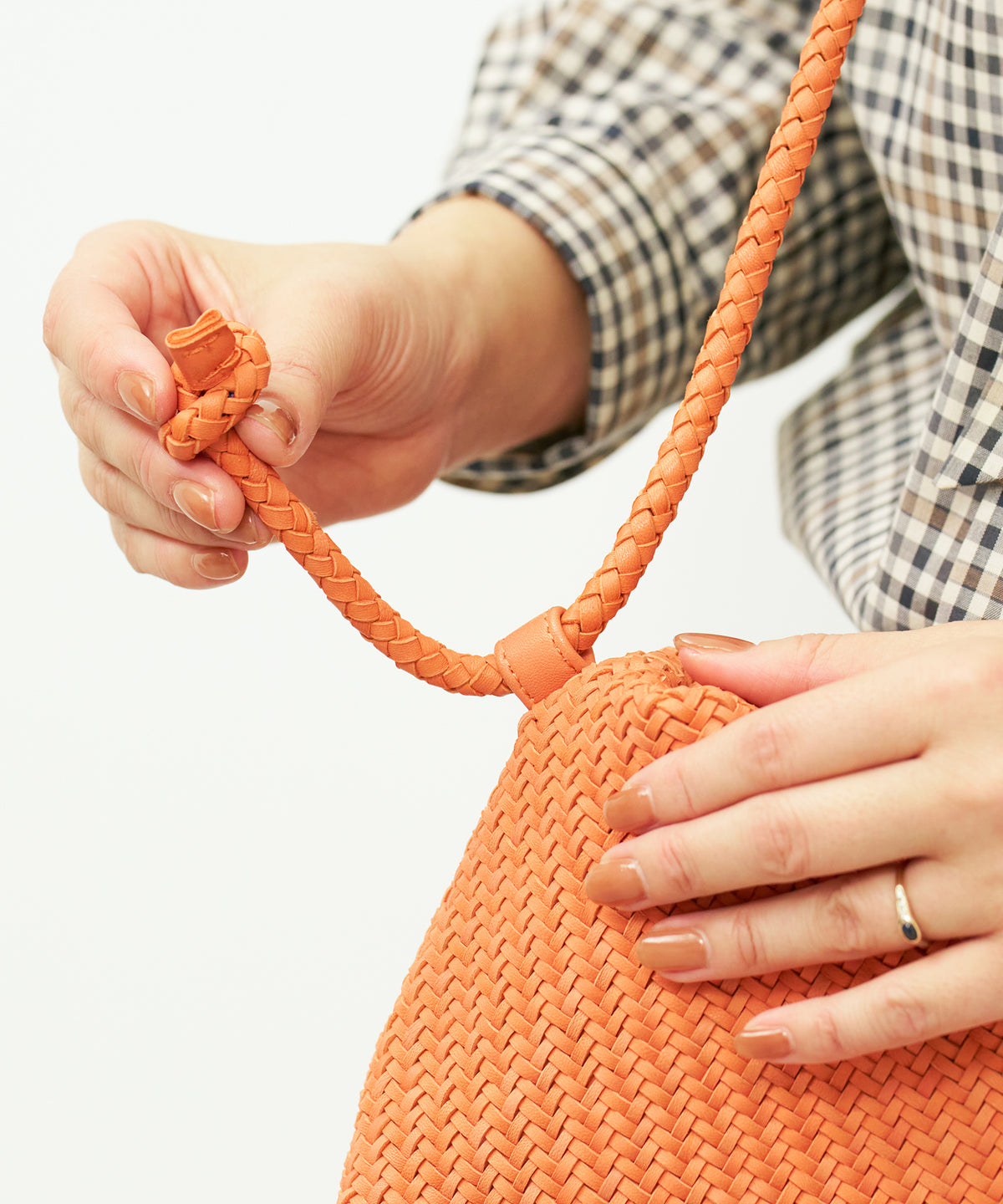 Barrel Shoulder M - orange / sheepskin Sheep mesh