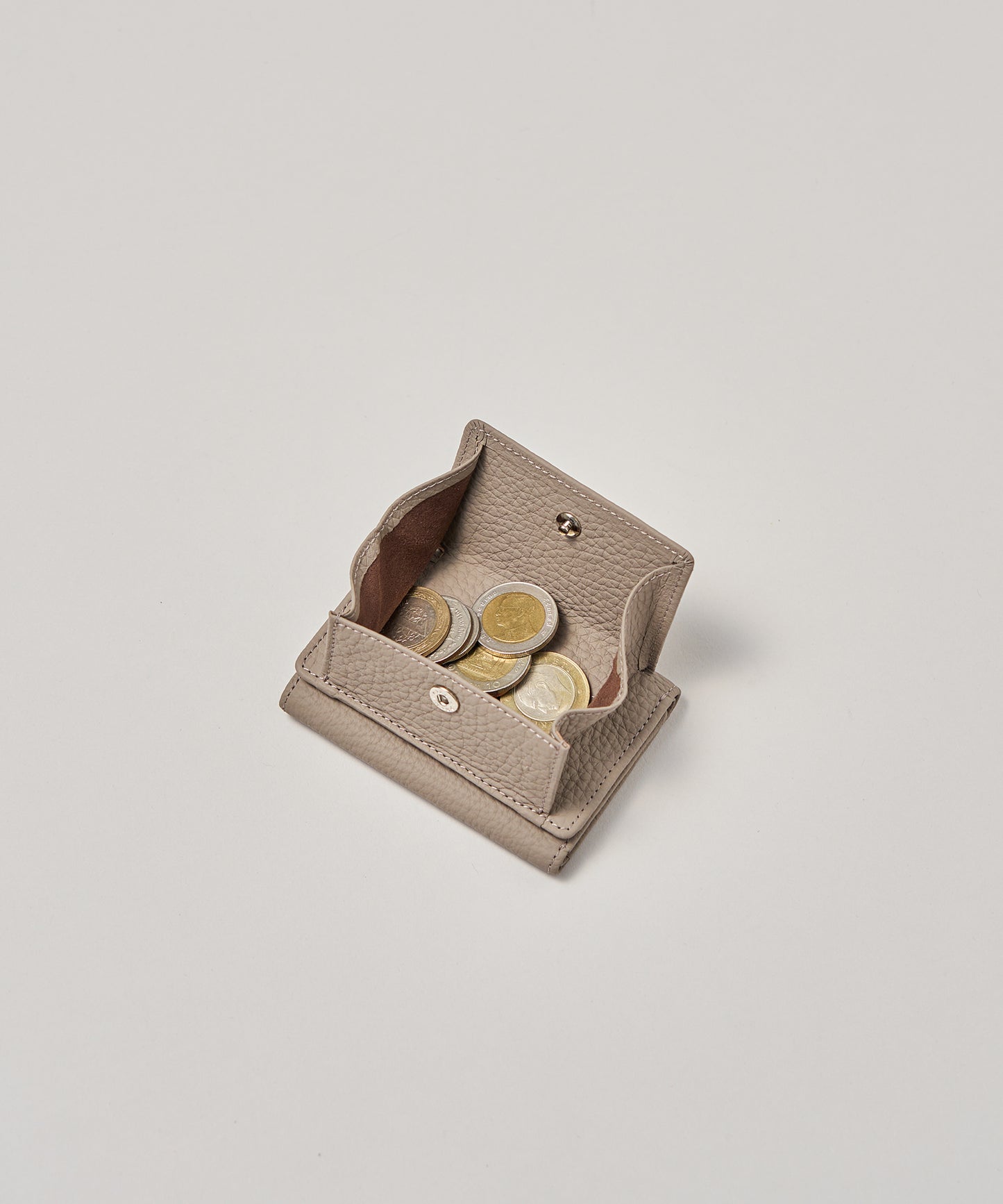 【25AW】#51b/迷你錢包(胭脂粉紅)/牛皮“PHILIP” 