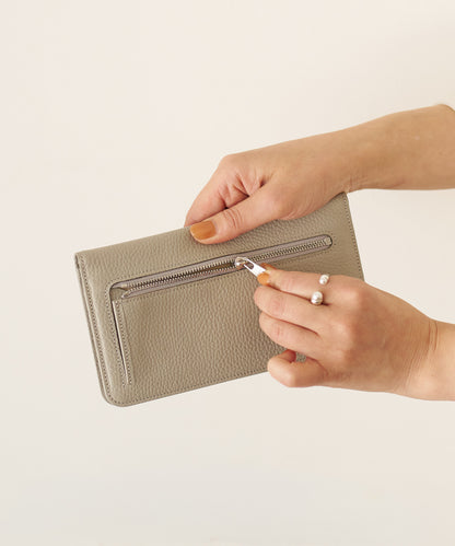 Transit plain - pale gray / cowhide EN