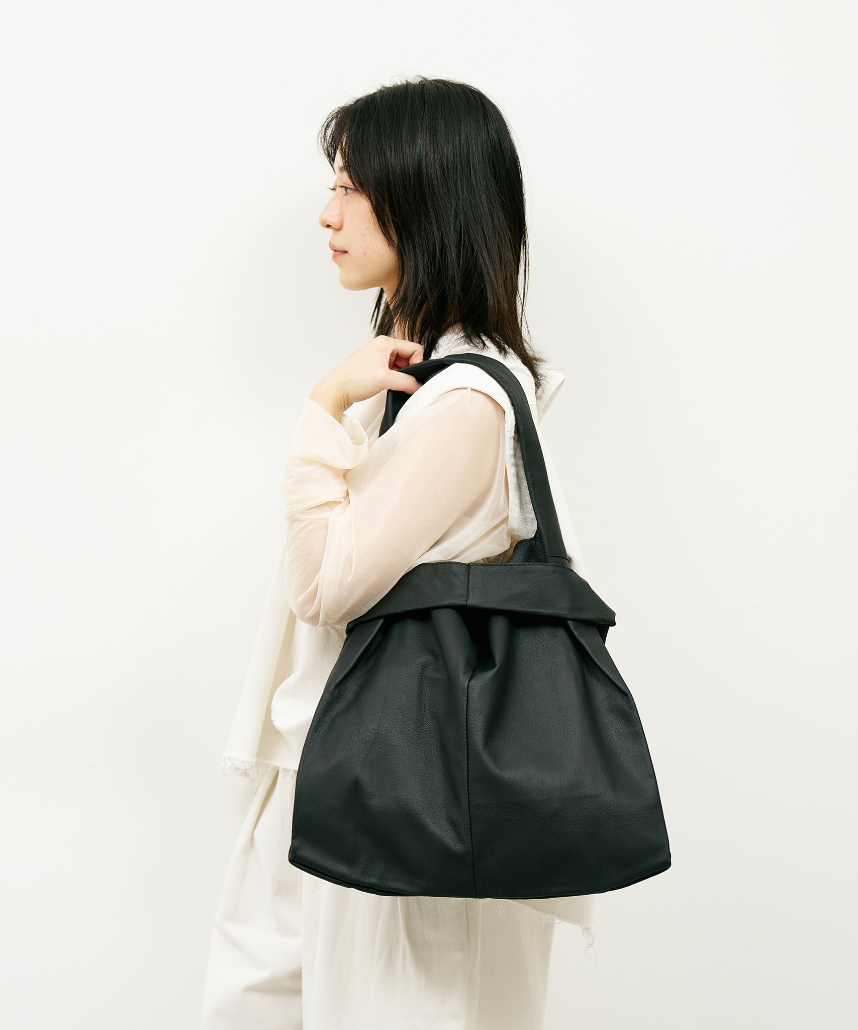 REN / Tokyo】Goat Leather Bag | Reji-Bukuro Inspired, Soft & Ages