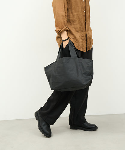 #11 / Dachs tote bag M (black) / goatskin "BARE"