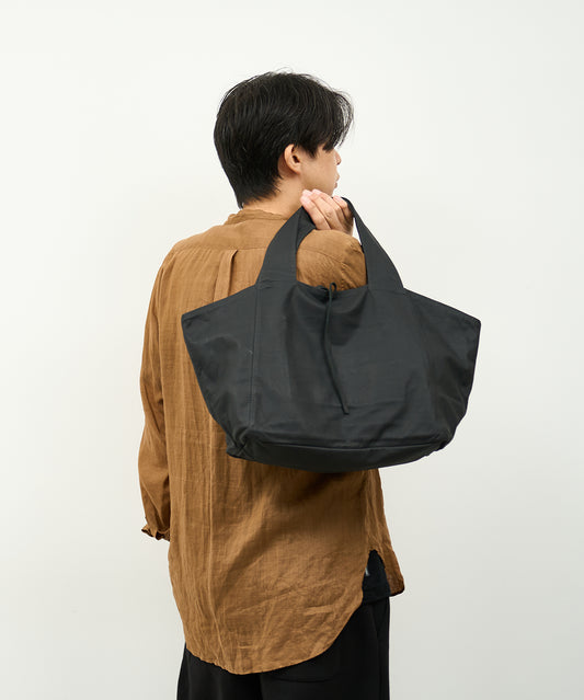 #11 / Dachs tote bag M (black) / goatskin "BARE"