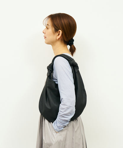 #11《Limited 20%》Round Shoulder Separate (black) / goatskin "BARE"