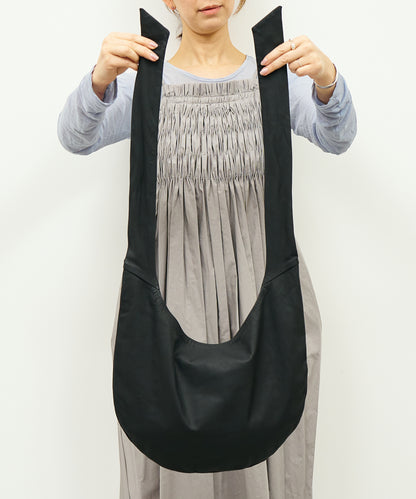 #11《Limited 20%》Round Shoulder Separate (black) / goatskin "BARE"