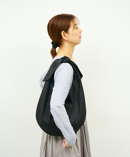 #11《Limited 20%》Round Shoulder Separate (black) / goatskin "BARE"