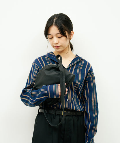 #11/ Arch Zip 單肩包（黑色）/ 山羊皮“BARE”