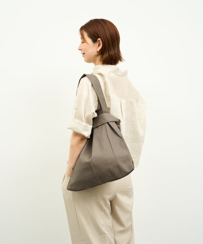 #11b / 2way Reji-bukuro M (greige) / goatskin "BARE"