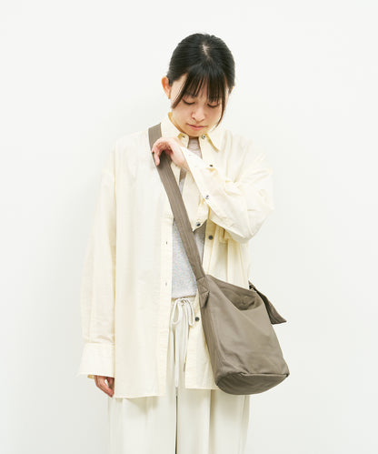 Stroll shoulder bag - Greige / goatskin Bare
