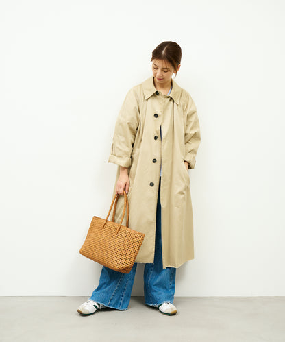 #16/ 籃子手提包 M（駝色）/ 山羊皮“GOAT MESH” 