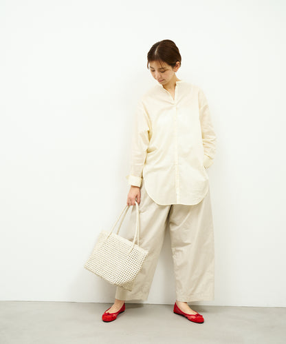 #16/ Book carry (oatmeal) / goatskin "GOAT MESH"