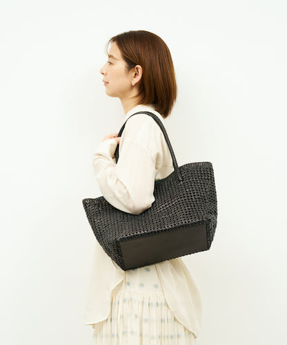 #16/ Book carry (black) / goatskin "GOAT MESH"