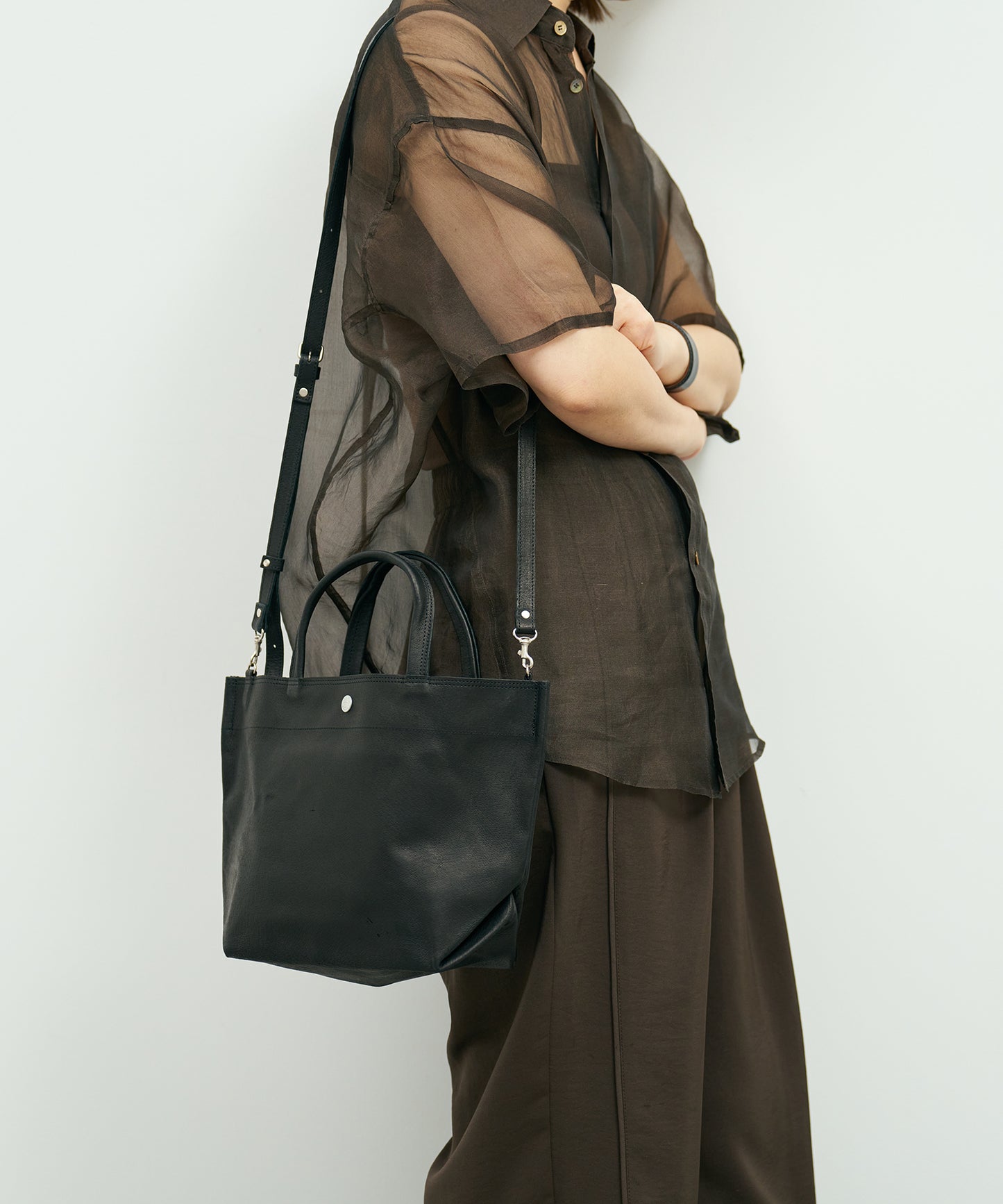 Lunch bag S_carry light - Black / pigskin Hallie