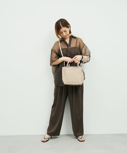 Lunch bag S_carry light - Pink beige / pigskin Hallie