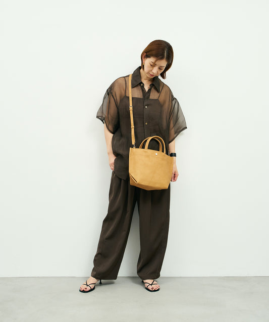 Lunch bag S_carry light - Camel / pigskin Hallie