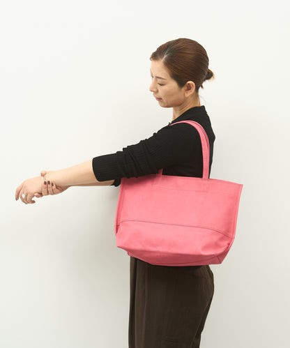 #30 / Wide tote M (magenta) / pigskin "HALLIE"