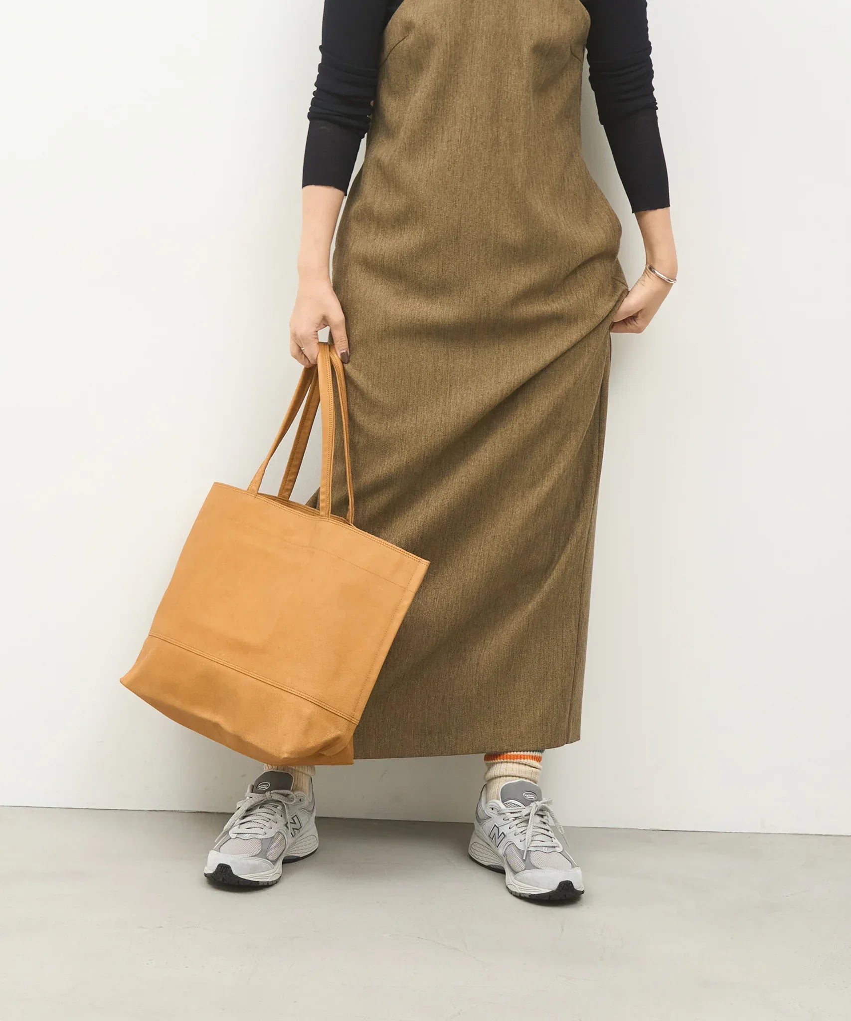 REN / Tokyo】Japanese Leather Tote Bag | Large Tote for Work