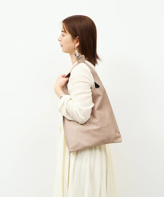 Reji-bukuro sling type (pink beige) / pigskin "HALLIE" - REN WEB SHOP