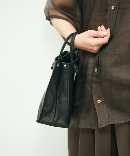 Mini shopper - Black / pigskin Hallie
