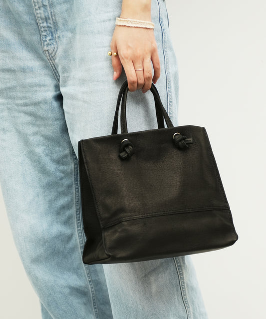 Mini shopper - Black / pigskin Hallie