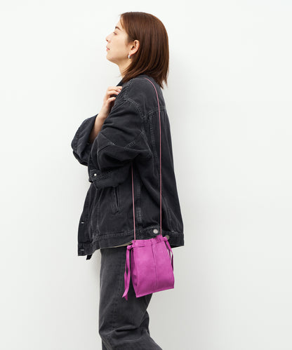 #30/ Medicine pochette (peony purple) / Pigskin "HALLIE"