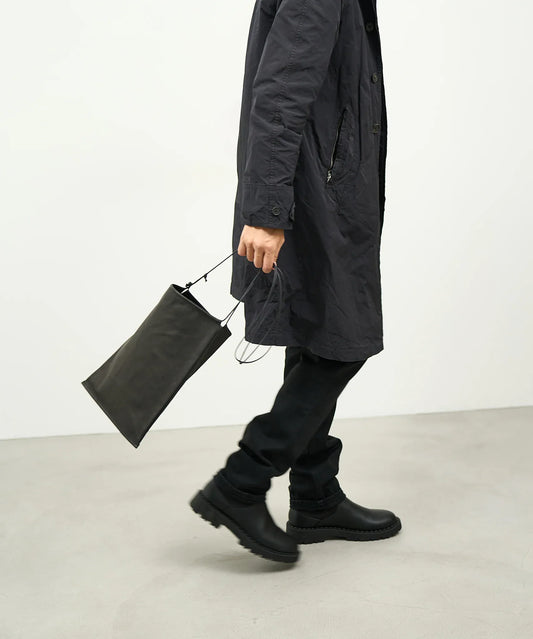 Flat shoulder bag - Black / pigskin Hallie