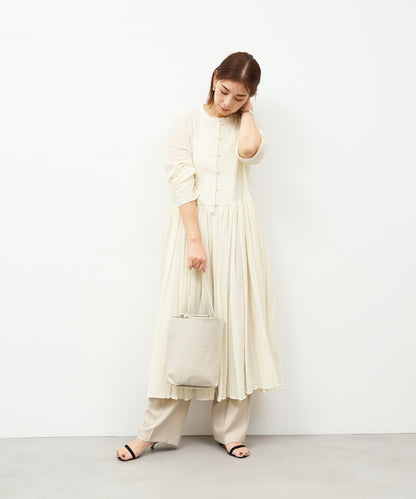 #30/ 迷你手提包（燕麦色）/ 猪皮“HALLIE”