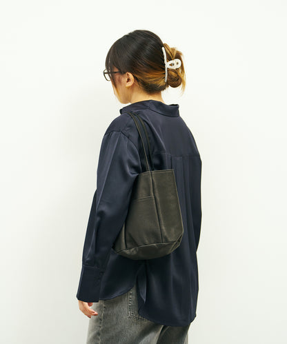 Bucket tote - Black / pigskin Hallie