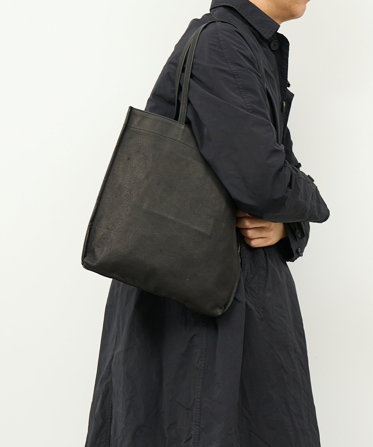 #30 / Document Tote Bag / Pigskin "HALLIE"