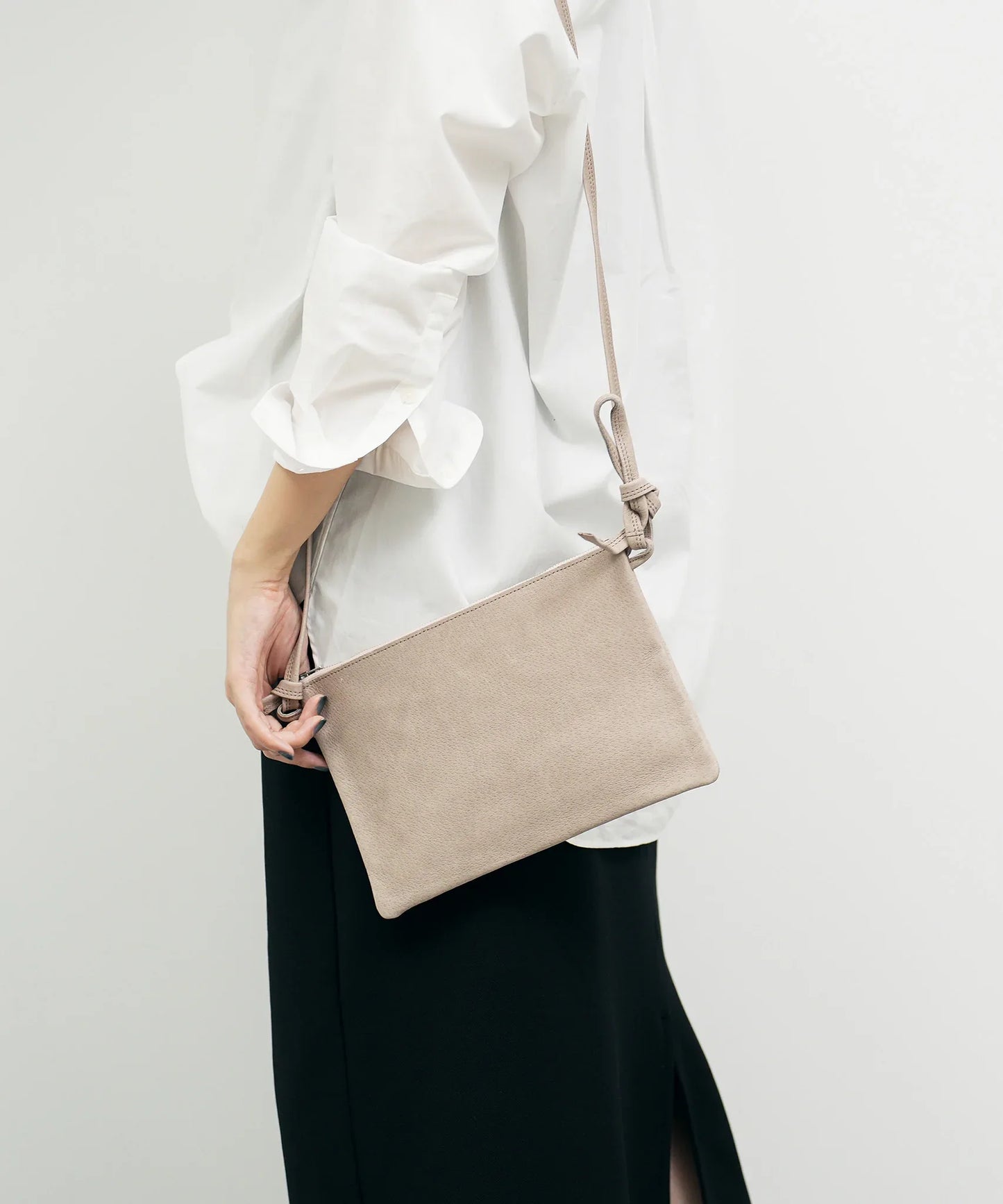 Pouch bag - Pink beige / pigskin Hallie