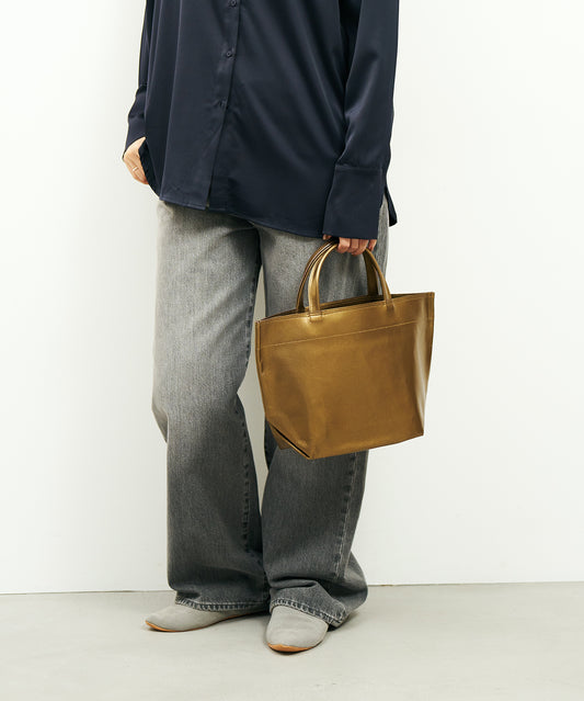 Lunch bag S  - Antique gold / pigskin Lustra