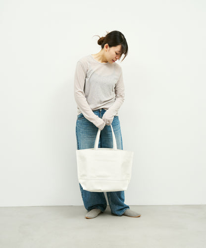 Wide tote bag L / pigskin Cerato