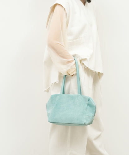 #39/ Square duffle XS (clear mint) / pigskin "Lining Suede"