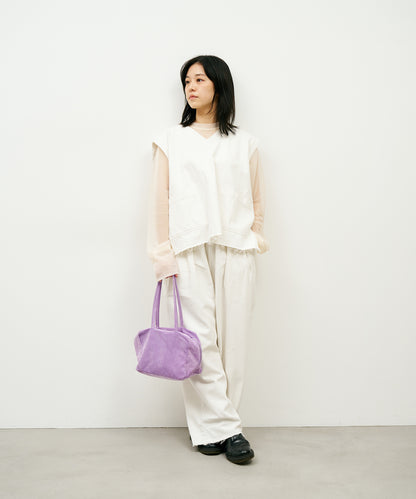 #39/ Square duffle XS (lavender) / pigskin "Lining Suede"