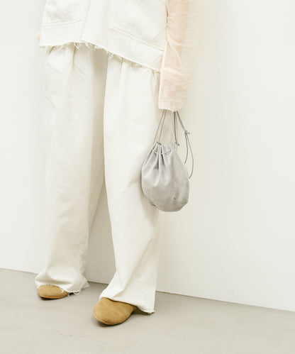 #39/ Balloon shoulder (sand gray) / pigskin "Lining Suede"