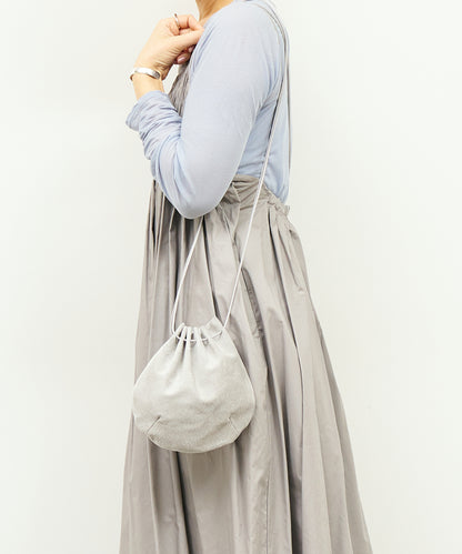 #39/ Balloon shoulder (sand gray) / pigskin "Lining Suede"