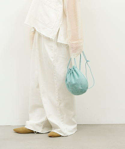 #39/ Balloon shoulder (clear mint) / pigskin "Lining Suede"