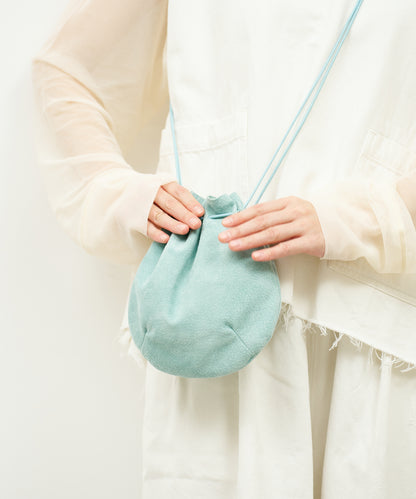 #39/ Balloon shoulder (clear mint) / pigskin "Lining Suede"