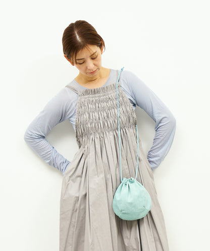 #39/ Balloon shoulder (clear mint) / pigskin "Lining Suede"