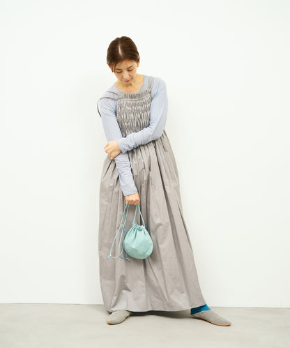 #39/ Balloon shoulder (clear mint) / pigskin "Lining Suede"