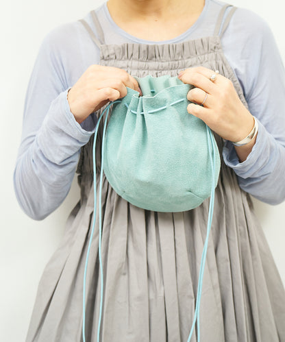 #39/ Balloon shoulder (clear mint) / pigskin "Lining Suede"