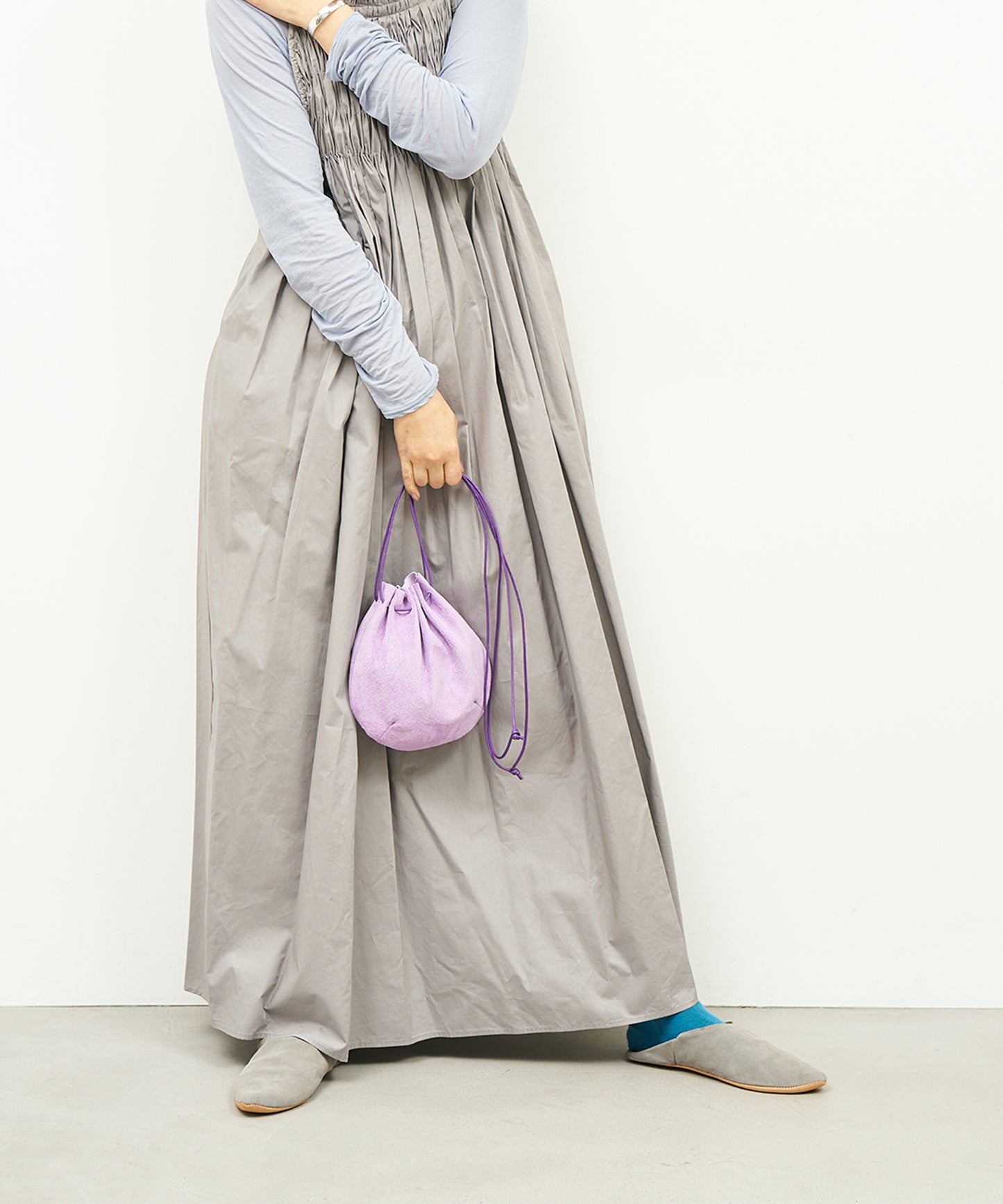 #39/ Balloon shoulder (lavender) / pigskin "Lining Suede"