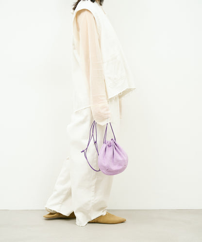#39/ Balloon shoulder (lavender) / pigskin "Lining Suede"