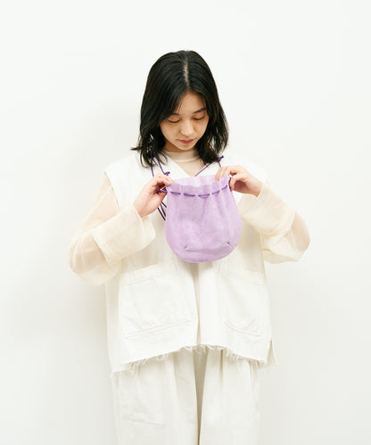 #39/ Balloon shoulder (lavender) / pigskin "Lining Suede"