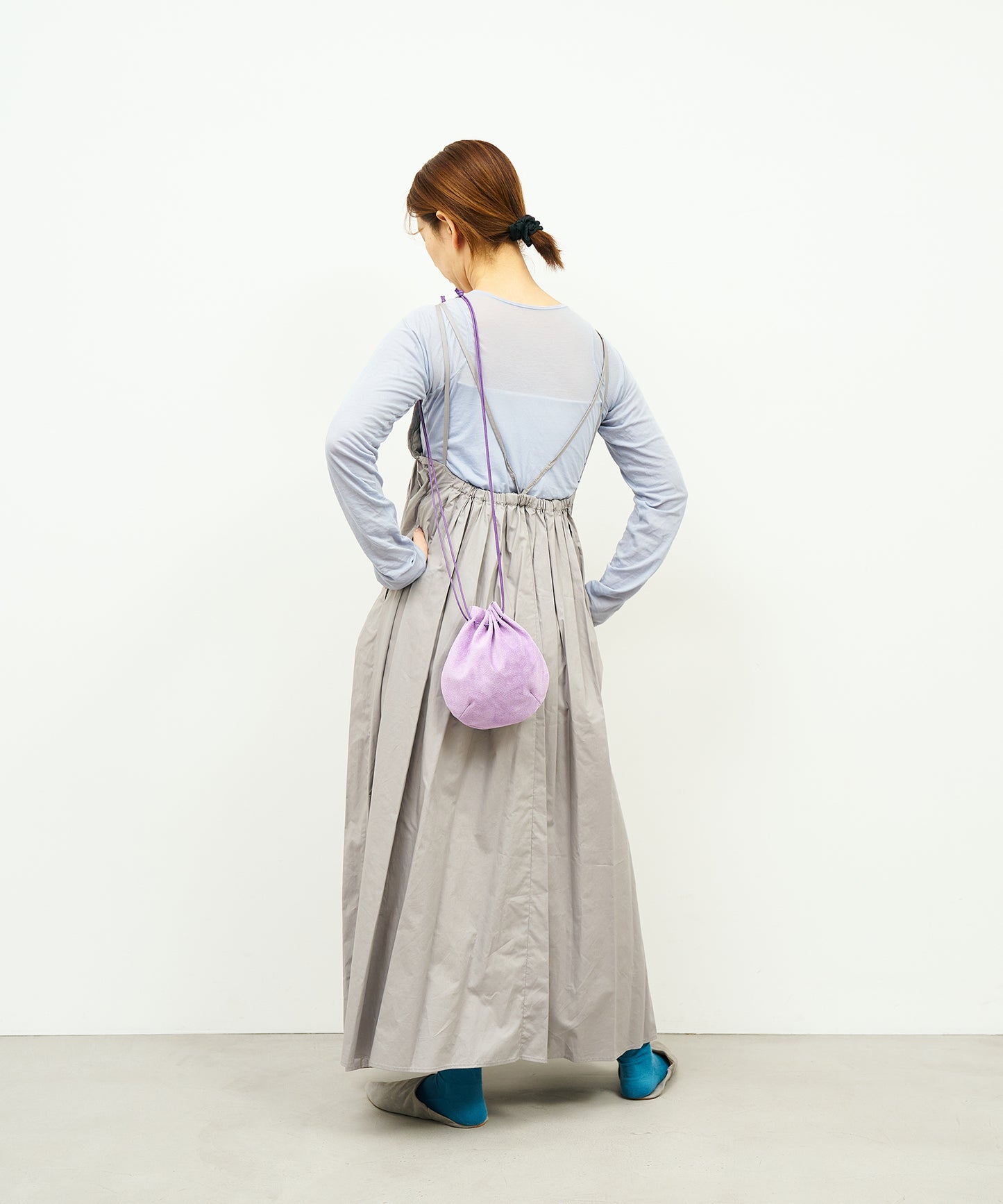 #39/ Balloon shoulder (lavender) / pigskin "Lining Suede"