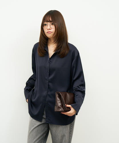 #45/ 袖托特包 (苦棕) / 牛皮 "APERTO" 