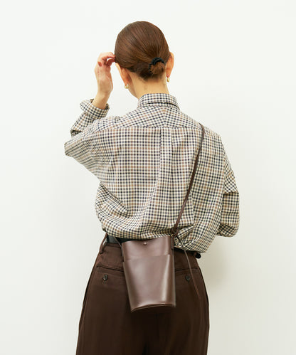 《Limited 5%》Sleek path XS - Bitter brown / cowhide Aperto